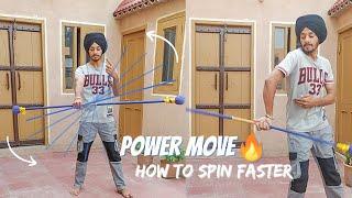 Learn fastest move of bostaff marhatti //gatka martial arts ..in 2 minute