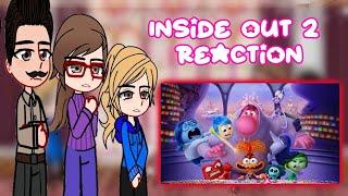 Riley and her parents react to Inside Out 2|| Chu Gacha Reacts|| {}