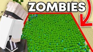 1,244 Zombie Apocalypse VS Minecraft SMP...