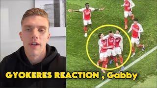 Gyokeres Shocking Reaction to Gabriel Magalhães After Hitting his Celebration, Arsenal vs Sporting