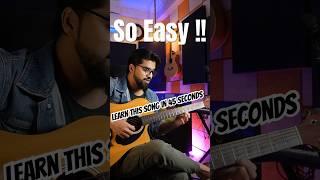 Learn This Romantic Bollywood Superhit Song on Guitar in 45 Seconds | Easy Tutorial for Beginners