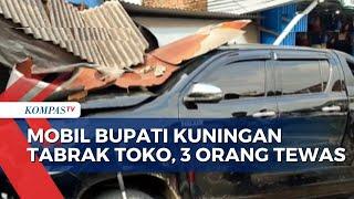 Terlibat Kecelakaan Maut, Bupati Kuningan Acep Purnama Ikut Evakuasi Korban Meninggal