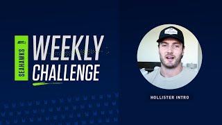 Jacob Hollister Message to 12s | Seahawks Weekly Challenges