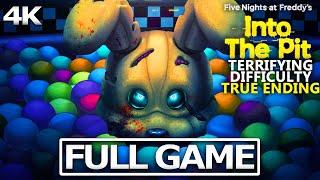 FNAF INTO THE PIT Full Gameplay Walkthrough / No Commentary【FULL GAME】 HARD DIFFICULTY TRUE ENDING