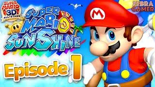 Super Mario Sunshine Gameplay Walkthrough Part 1 - Bianco Hills 100%! - Super Mario 3D All-Stars