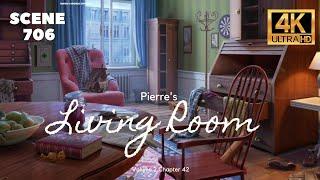 June's Journey Scene 706 Vol 2 Ch 42 Pierre's Living Room *Full Mastered Scene* 4K