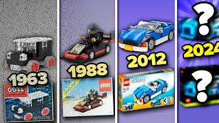 Evolution of Lego Cars (1963 - 2024)