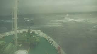 Storm with 60 knot winds in the Drake Passage during our crossing to Antarctica