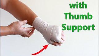 How to Self Wrist Wrap for Wrist Pain