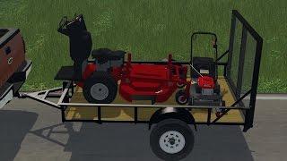 FS15: 2016 Small Lawn Care Trailer Setup