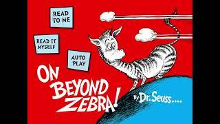 On Beyond Zebra! - Dr. Seuss iOS imagination