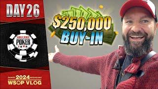 CRAZY LAYDOWN in $250,000 BUY IN?! - Daniel Negreanu 2024 WSOP VLOG Day 26