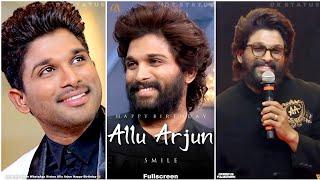 Allu Arjun Smile Status | Happy Birthday Allu Arjun Whatsapp Status |️ Allu Arjun Fullscreen Status