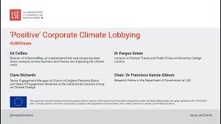 'Positive' Corporate Climate Lobbying