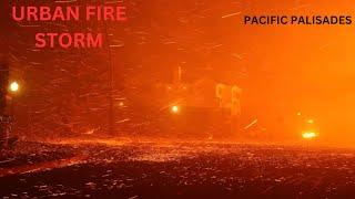 HELMET CAM - Pacific Palisades Fire Storm