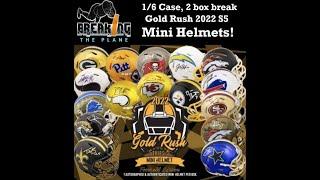 Ebay Gold Rush Mini Helmets 2 box break!