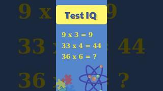 Test IQ P1 - Thủ thuật toán học #maths