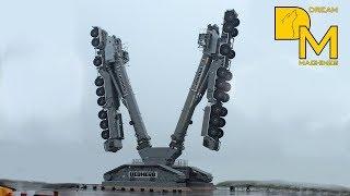 EXTREME POWERFUL INSANE CRANE BEAST! Never seen before! Giant crawler mobile crane!  