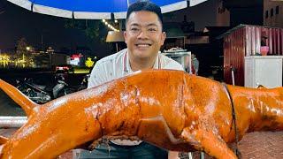 Eating A DELICIOUS ROASTED DOG in Lang Son - Vietnamese street food cuisine | SAPA TV