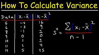 How To Calculate Variance