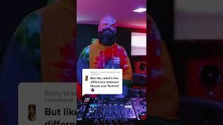 The difference between house music and techno!