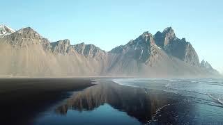 Stokksnes Vestrahorn Iceland Winter 2021 Drone Movie