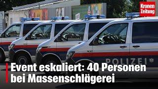 Wilde Massenschlägerei in Tirol | krone.tv NEWS