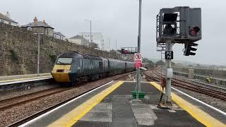 43189 ‘Launceston Castle’ & 43198 depart Penzance working 2P15 on Wednesday 03/07/2024