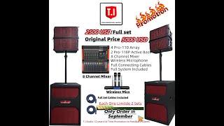 TI PRO AUDIO PRO 110 single 10 inch line array speaker sound system sound event Promotion products