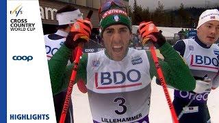 Highlights | Pellegrino earns win in Norway | Lillehammer | Men's Sprint | FIS Cross Country