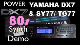 Yamaha DX7 & SY77 - 80's Synth demo and FM synthesis comparison with Van Halen, Madonna, Pink Floyd