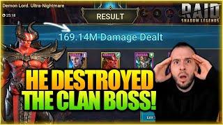 UNBELIEVABLE! Lord Shazar Is Insane!! Top 3 Clan Boss Damage Dealer | Raid Shadow Legends
