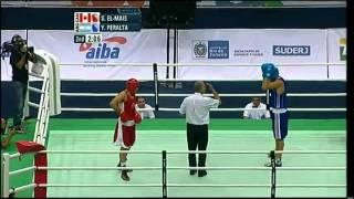 Heavy (91kg) SF - El-Mais (CAN) vs Peralta (ARG) - 2012 American Olympic Qualifying Event