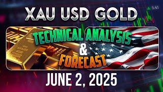 XAUUSD (GOLD) Forecast and Technical Analysis for June 2, 2025