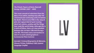 The Private Papers of Henry Ryecroft (FULL Audiobook)