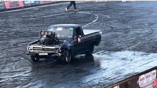 DATOKING Burnout Car Brashernats 2024 All burnouts are conducted in a motor sport complex.