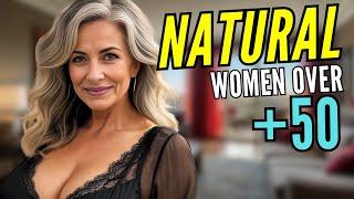 Natural Older Women Over 50: Attractively Dressed | Natural Older Ladies | Best Outfits of February