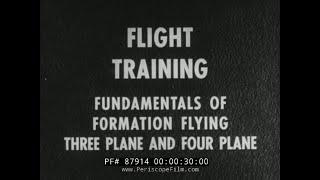 “ FUNDAMENTALS OF FORMATION FLYING ” 1953 U.S. NAVY AVIATOR / PILOT TRAINING FILM 87914