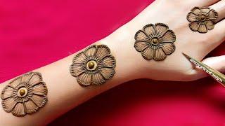 New stylish back hand mehndi design | easy & simple mehndi design | mehndi ka design | Mehndi .