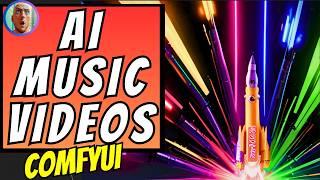 Audioreactive AnimateDiff video clips with ComfyUI (AI Music Videos) #comfyui
