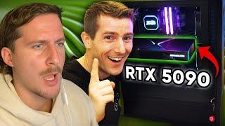 So LINUS was The FIRST To Game On The RTX 5090 - NVIDIA 50 Series Announcement | Trey Swish Reacts