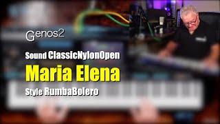 Genos2 - Neuer Sound "ClassicNylonOpen" - Maria Elena # 1448