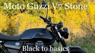 Moto Guzzi V7 Stone - Black to basics