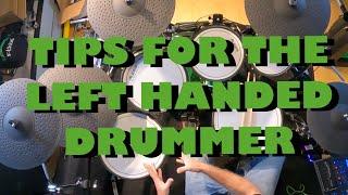 TOP 5 TIPS!! For LEFT-HANDED beginner drummers! #lefthanded #drummer #drums