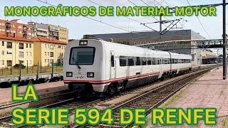 Reportaje de los TRENES de la serie 594 de RENFE FERROCARRIL Español Ep.3