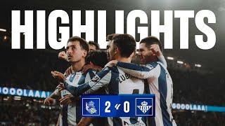 HIGHLIGHTS | LaLiga 24-25 | J15 | Real Sociedad 2-0 Real Betis