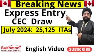 29th Express Entry Draw of 2024||#307||English Video||Sukhmani Immigration