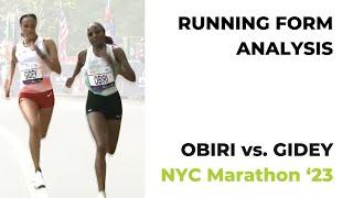 Running Form Analysis: Letesenbet Gidey vs. Hellen Obiri @ NYC marathon 2023