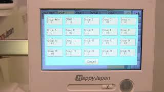 Happy Embroidery Machines: Built-in, easy design organization system