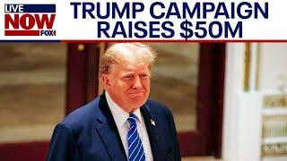 Trump fundraiser: GOP event nets $50M amid campaign's 2024 push | LiveNOW from FOX